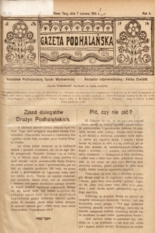 Gazeta Podhalańska. 1914, nr 23