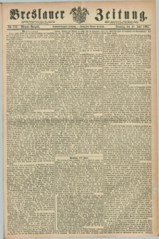 Breslauer Zeitung. Jg.46, Nr. 279 (18 Juni 1865) - Morgen-Ausgabe + dod.