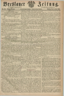 Breslauer Zeitung. Jg.47, Nr. 314 (10 Juli 1866) - Morgen-Ausgabe + dod.