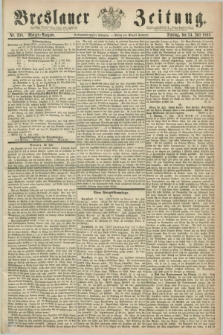 Breslauer Zeitung. Jg.47, Nr. 338 (24 Juli 1866) - Morgen-Ausgabe + dod.