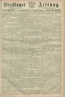 Breslauer Zeitung. Jg.47, Nr. 385 (20 August 1866) - Mittag-Ausgabe