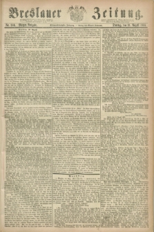 Breslauer Zeitung. Jg.47, Nr. 386 (21 August 1866) - Morgen-Ausgabe + dod.