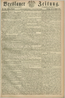 Breslauer Zeitung. Jg.47, Nr. 399 (28 August 1866) - Mittag-Ausgabe