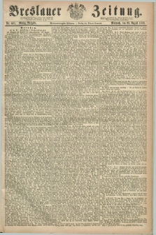 Breslauer Zeitung. Jg.47, Nr. 401 (29 August 1866) - Mittag-Ausgabe