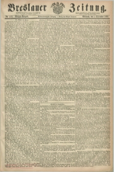 Breslauer Zeitung. Jg.47, Nr. 412 (5 September 1866) - Morgen-Ausgabe + dod.