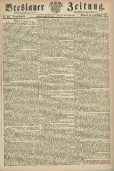 Breslauer Zeitung. Jg.47, Nr. 413 (5 September 1866) - Mittag-Ausgabe