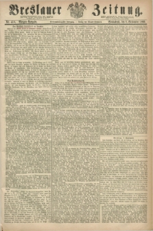 Breslauer Zeitung. Jg.47, Nr. 418 (8 September 1866) - Morgen-Ausgabe + dod.