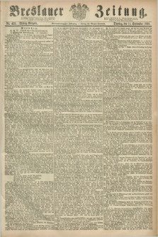 Breslauer Zeitung. Jg.47, Nr. 423 (11 September 1866) - Mittag-Ausgabe