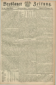 Breslauer Zeitung. Jg.47, Nr. 424 (12 September 1866) - Morgen-Ausgabe + dod.