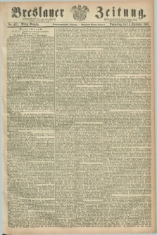 Breslauer Zeitung. Jg.47, Nr. 427 (13 September 1866) - Mittag-Ausgabe