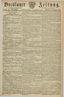 Breslauer Zeitung. Jg.47, Nr. 436/437 (19 September 1866) - Mittag-Ausgabe