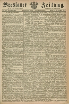 Breslauer Zeitung. Jg.47, Nr. 440 (21 September 1866) - Morgen-Ausgabe + dod.