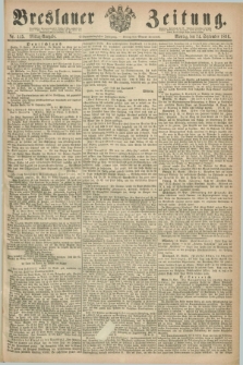 Breslauer Zeitung. Jg.47, Nr. 445 (24 September 1866) - Mittag-Ausgabe