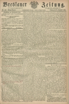Breslauer Zeitung. Jg.47, Nr. 446 (25 September 1866) - Morgen-Ausgabe + dod.