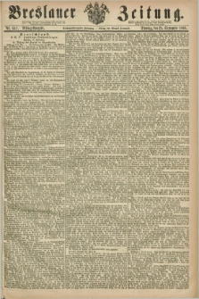 Breslauer Zeitung. Jg.47, Nr. 447 (25 September 1866) - Mittag-Ausgabe