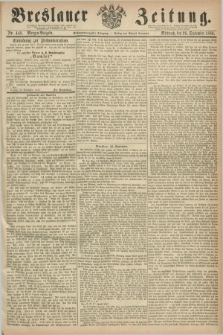 Breslauer Zeitung. Jg.47, Nr. 448 (26 September 1866) - Morgen-Ausgabe + dod.