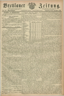 Breslauer Zeitung. Jg.47, Nr. 450 (27 September 1866) - Morgen-Ausgabe + dod.