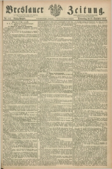 Breslauer Zeitung. Jg.47, Nr. 451 (27 September 1866) - Mittag-Ausgabe