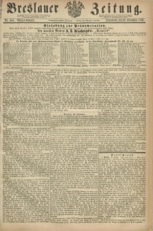 Breslauer Zeitung. Jg.47, Nr. 454 (29 September 1866) - Morgen-Ausgabe + dod.