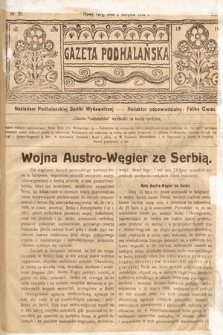 Gazeta Podhalańska. 1914, nr 31