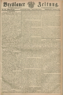 Breslauer Zeitung. Jg.47, Nr. 510 (1 November 1866) - Morgen-Ausgabe + dod.