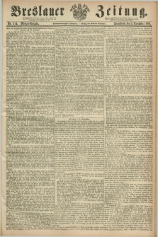 Breslauer Zeitung. Jg.47, Nr. 514 (3 November 1866) - Morgen-Ausgabe + dod.