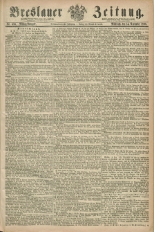 Breslauer Zeitung. Jg.47, Nr. 533 (14 November 1866) - Mittag-Ausgabe