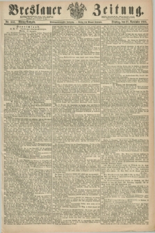 Breslauer Zeitung. Jg.47, Nr. 555 (27 November 1866) - Mittag-Ausgabe