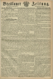 Breslauer Zeitung. Jg.47, Nr. 558 (29 November 1866) - Morgen-Ausgabe + dod.