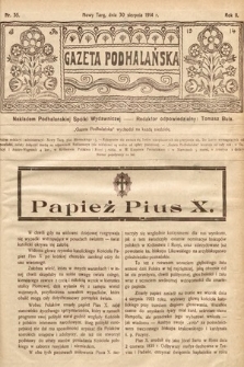 Gazeta Podhalańska. 1914, nr 35