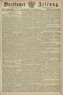 Breslauer Zeitung. Jg.48, Nr. 58 (4 Februar 1867) - Mittag-Ausgabe