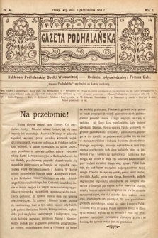 Gazeta Podhalańska. 1914, nr 41