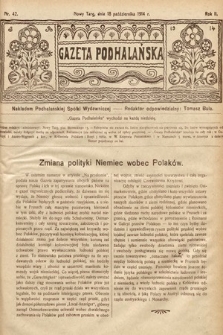 Gazeta Podhalańska. 1914, nr 42