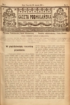 Gazeta Podhalańska. 1913, nr 5