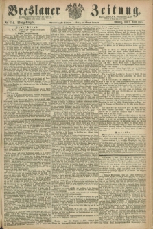 Breslauer Zeitung. Jg.48, Nr. 254 (3 Juni 1867) - Mittag-Ausgabe