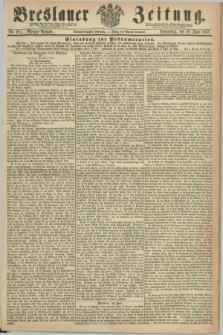 Breslauer Zeitung. Jg.48, Nr. 281 (20 Juni 1867) - Morgen-Ausgabe + dod.