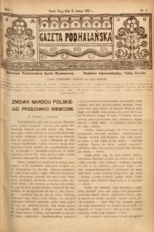 Gazeta Podhalańska. 1913, nr 7