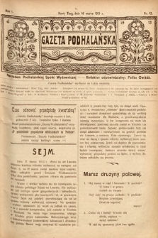 Gazeta Podhalańska. 1913, nr 12