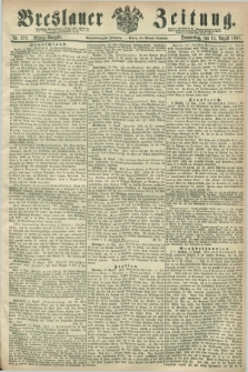 Breslauer Zeitung. Jg.48, Nr. 378 (15 August 1867) - Mittag-Ausgabe