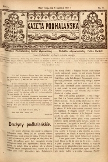 Gazeta Podhalańska. 1913, nr 15
