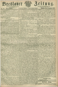 Breslauer Zeitung. Jg.48, Nr. 412 (4 September 1867) - Mittag-Ausgabe