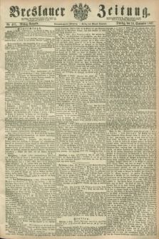 Breslauer Zeitung. Jg.48, Nr. 422 (10 September 1867) - Mittag-Ausgabe