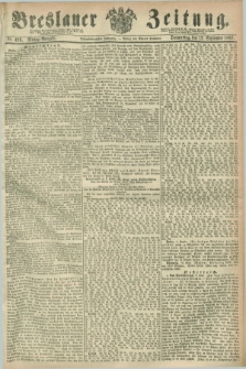 Breslauer Zeitung. Jg.48, Nr. 426 (12 September 1867) - Mittag-Ausgabe