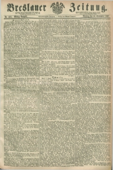Breslauer Zeitung. Jg.48, Nr. 432 (16 September 1867) - Mittag-Ausgabe