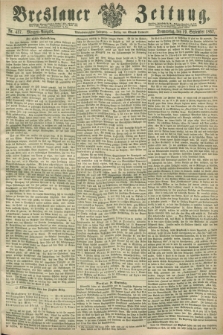 Breslauer Zeitung. Jg.48, Nr. 437 (19 September 1867) - Morgen-Ausgabe + dod.