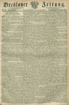 Breslauer Zeitung. Jg.48, Nr. 438 (19 September 1867) - Mittag-Ausgabe