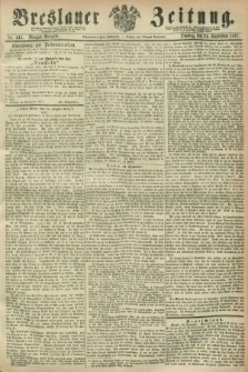 Breslauer Zeitung. Jg.48, Nr. 445 (24 September 1867) - Morgen-Ausgabe + dod.