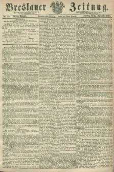 Breslauer Zeitung. Jg.48, Nr. 446 (24 September 1867) - Mittag-Ausgabe