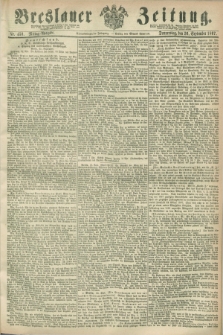 Breslauer Zeitung. Jg.48, Nr. 450 (26 September 1867) - Mittag-Ausgabe