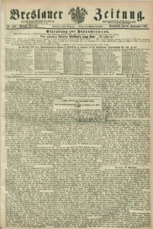 Breslauer Zeitung. Jg.48, Nr. 453 (28 September 1867) - Morgen-Ausgabe + dod.